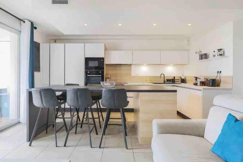 Logement Moderne Luxueux Parking Ac Cote De La Mer Niza Exterior foto